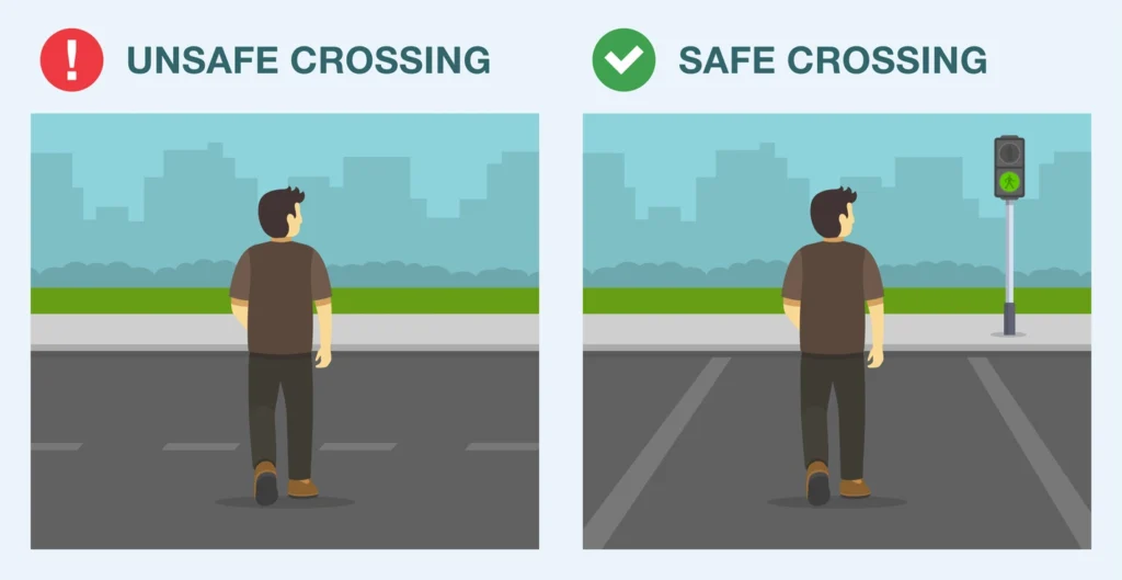 Contribute to Jaywalking Pedestrian Accidents